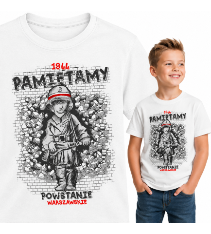 koszulka dziecięca Patriotyczna  PAMIETAMY 1944